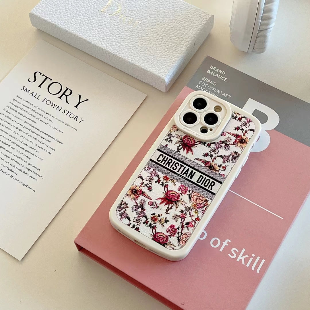 CD Printed Flora Design Phone Case