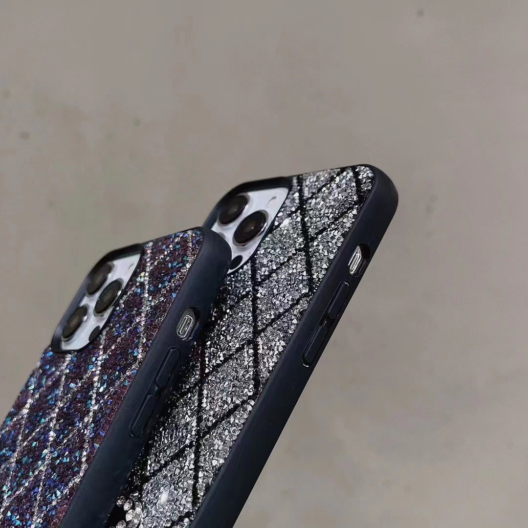 PD Diamond Pattern 3D Logo Case
