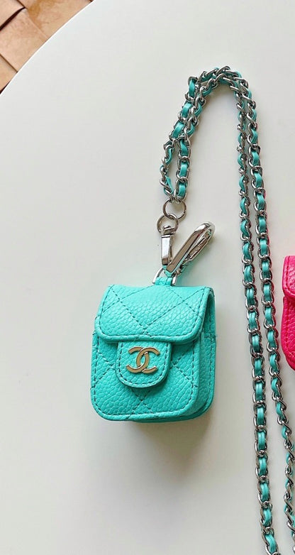 CN Luxury Airpods Case With Classic Lanyard