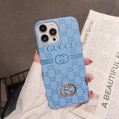 GC Classic Pattern 3D Logo Case