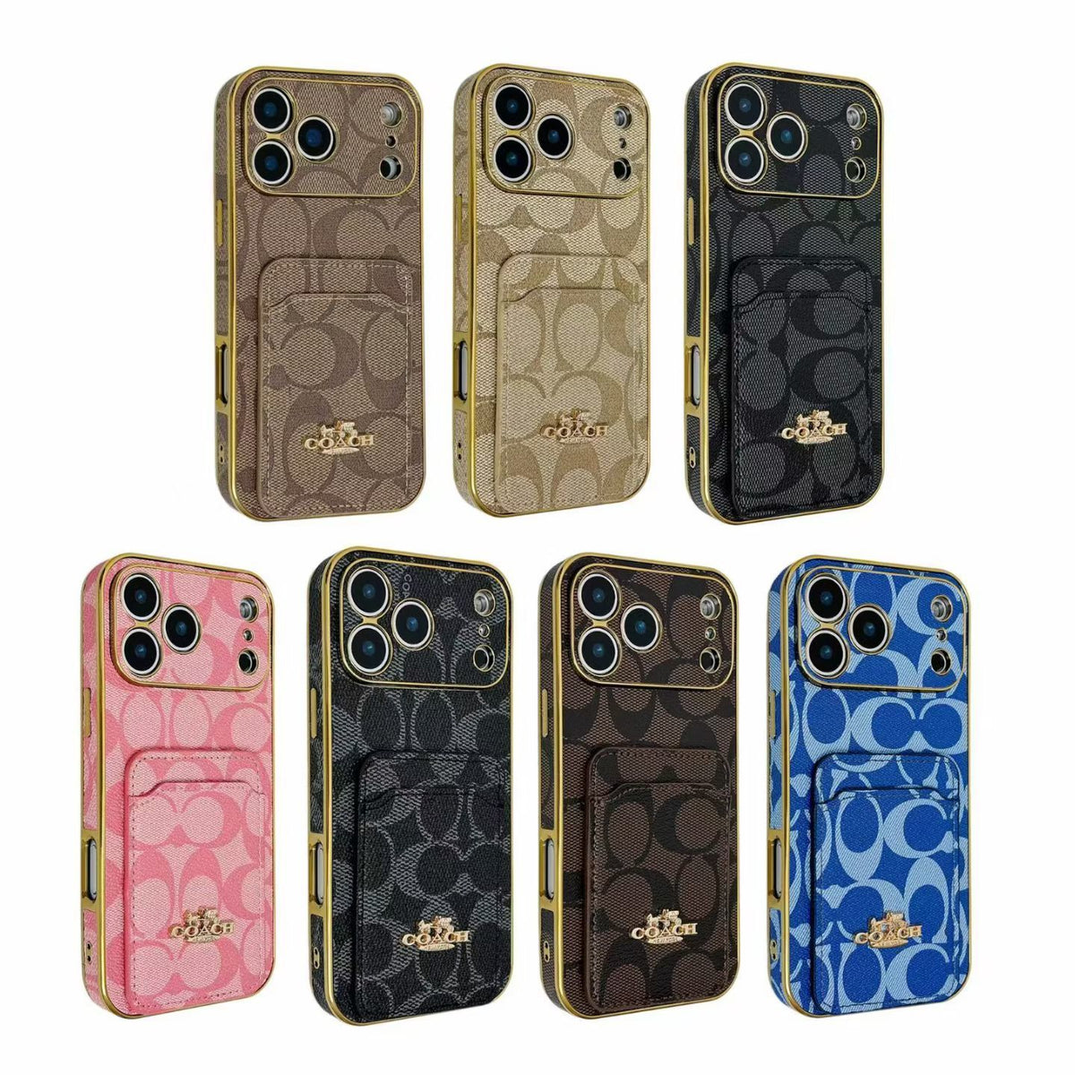 Coach Monogram Card Holder Case
