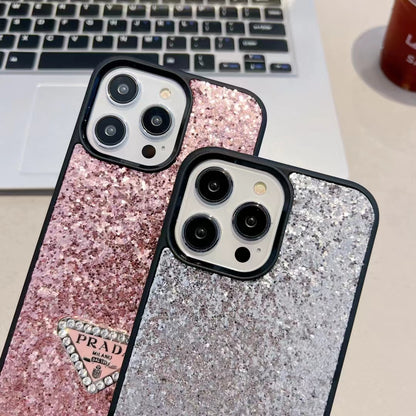 PD Glitter Case With Lanyard