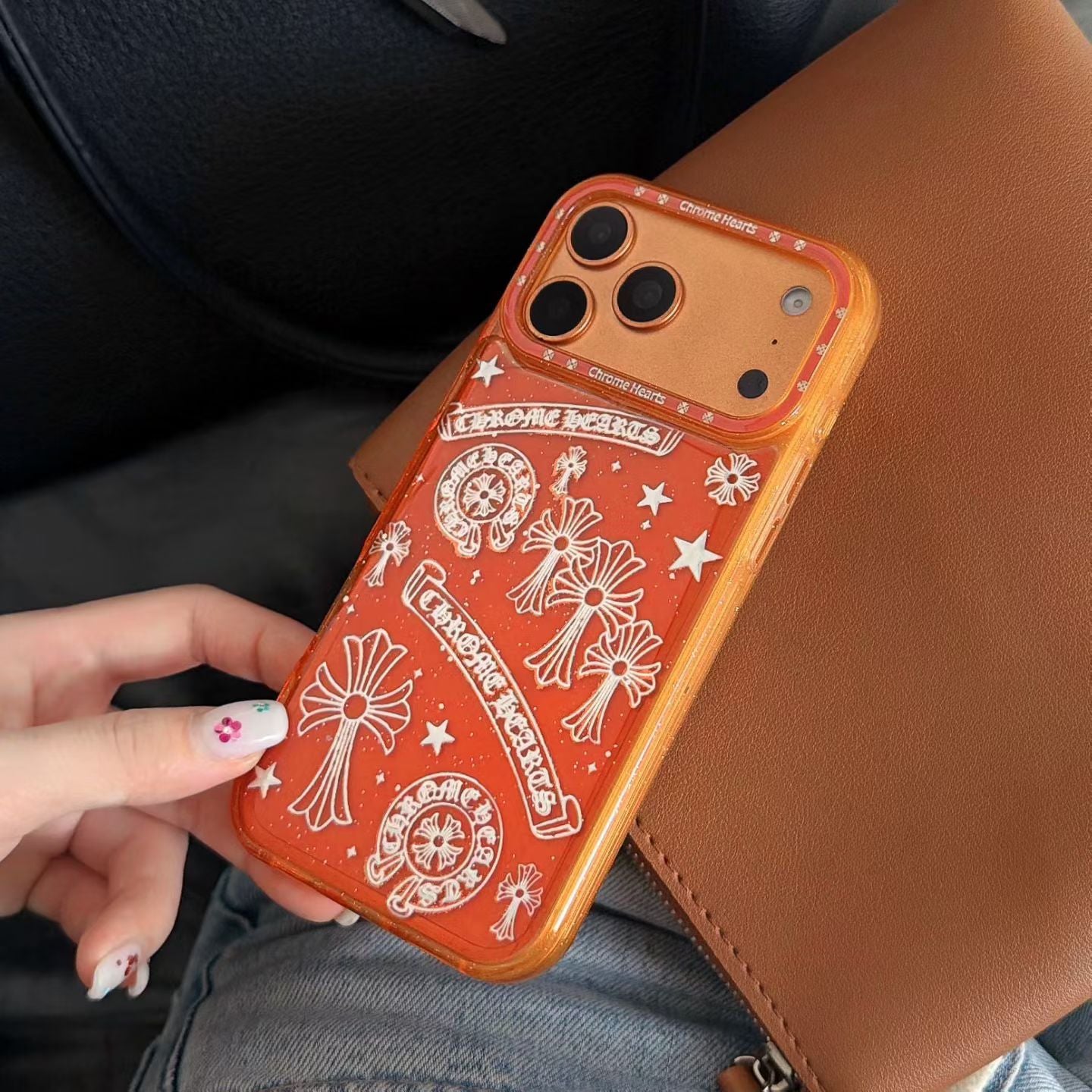 Y2K Diamond Chrome Case