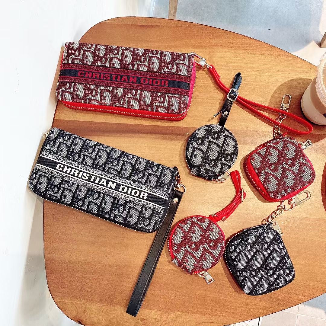 CD Canvas Phone & Coin Purse