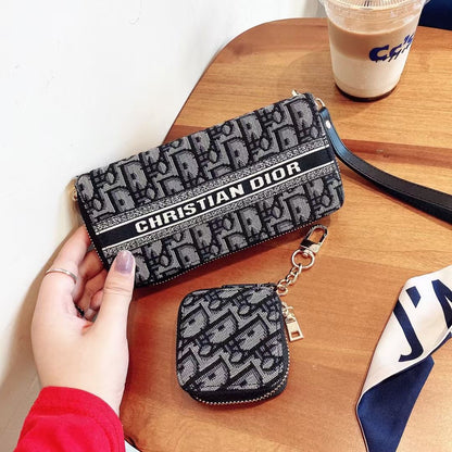CD Canvas Phone & Coin Purse