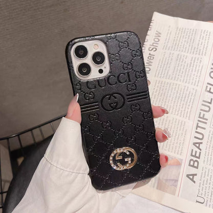 GC Classic Pattern 3D Logo Case