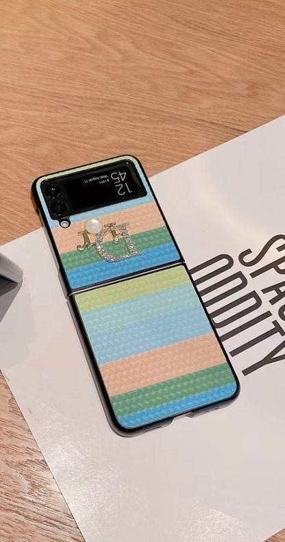 CD Rainbow Pearl Samsung Z Flip/Fold Case