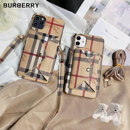 BB Card Slot Case With Lanyard