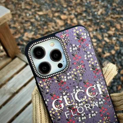 GC Printed Floral Purple Phone Case