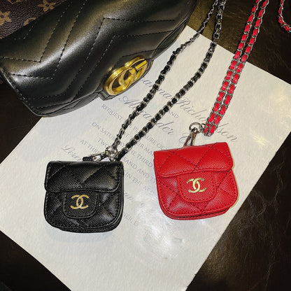 CN Luxury Airpods Case With Classic Lanyard