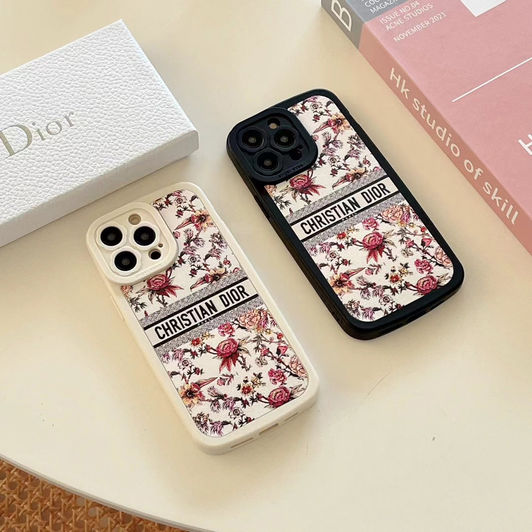 CD Printed Flora Design Phone Case
