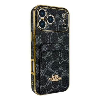 Coach Monogram Card Holder Case