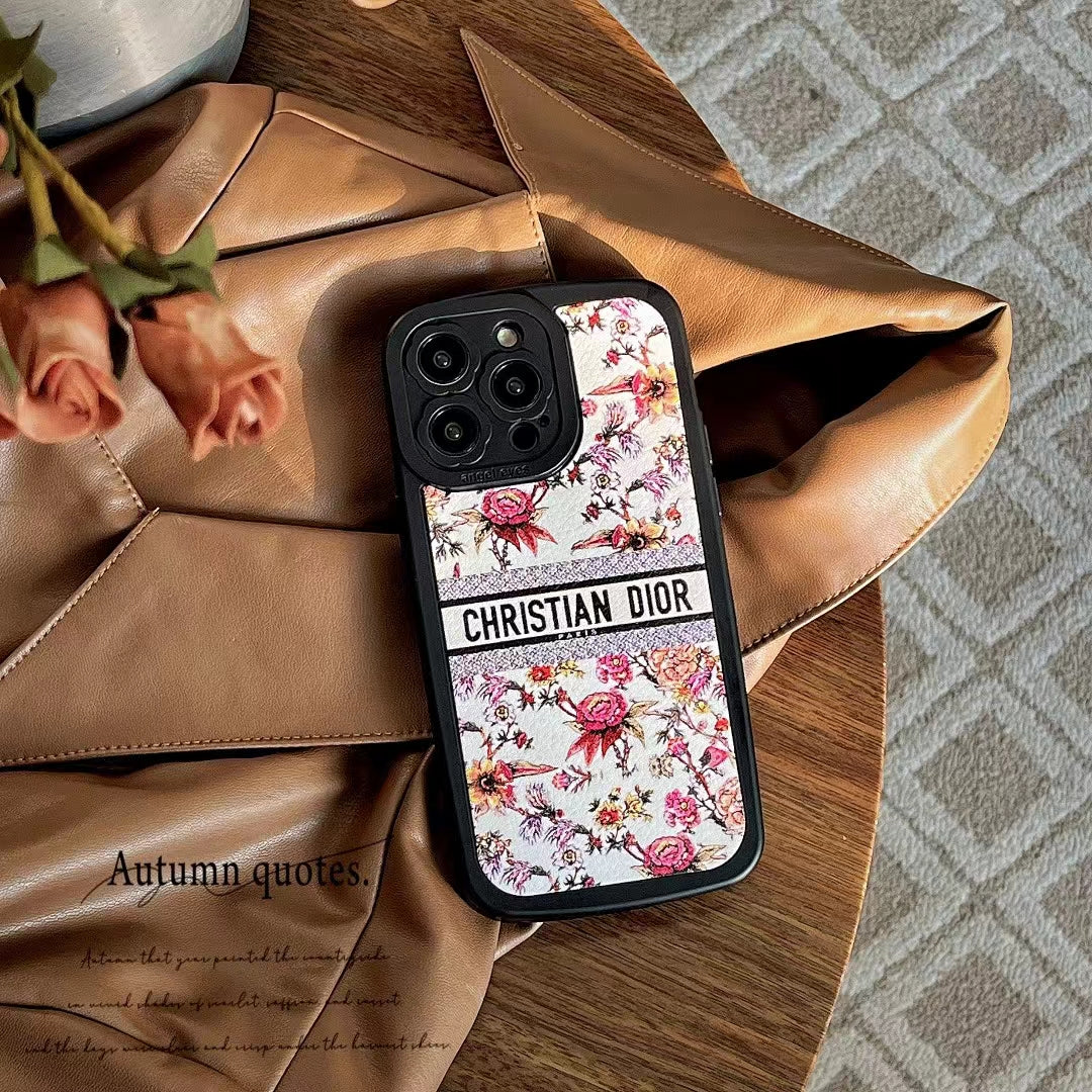 CD Printed Flora Design Phone Case