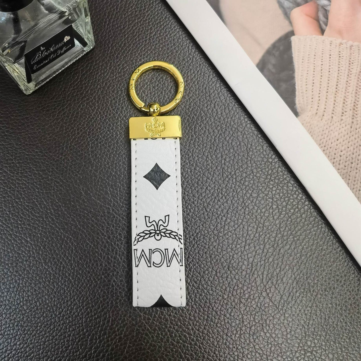 MCM Classic Pattern Key Chain