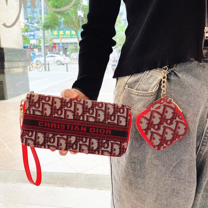 CD Canvas Phone & Coin Purse