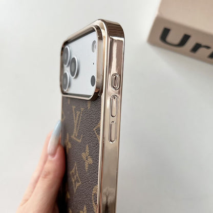Classic Monogram Design Case With Wrist Band
