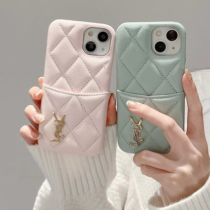 YSL Pastel Single Card Case