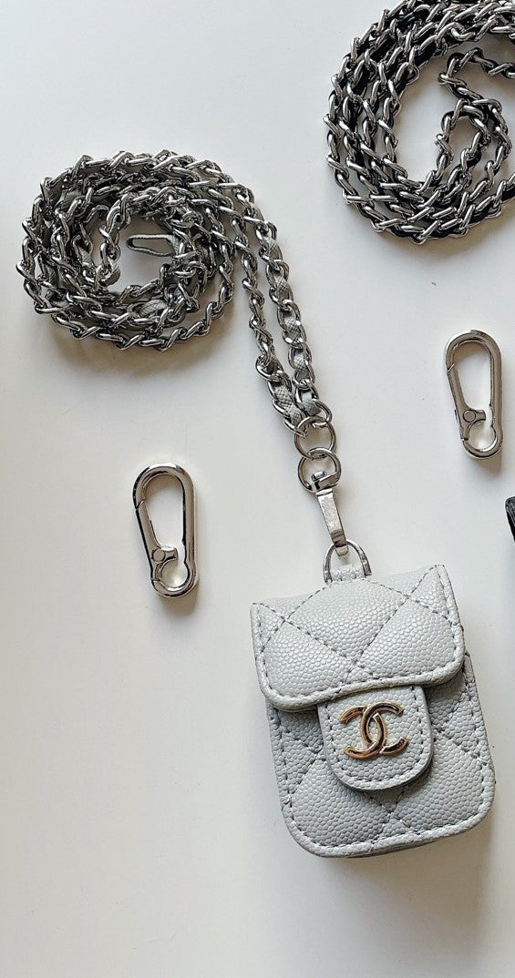CN Luxury Airpods Case With Classic Lanyard
