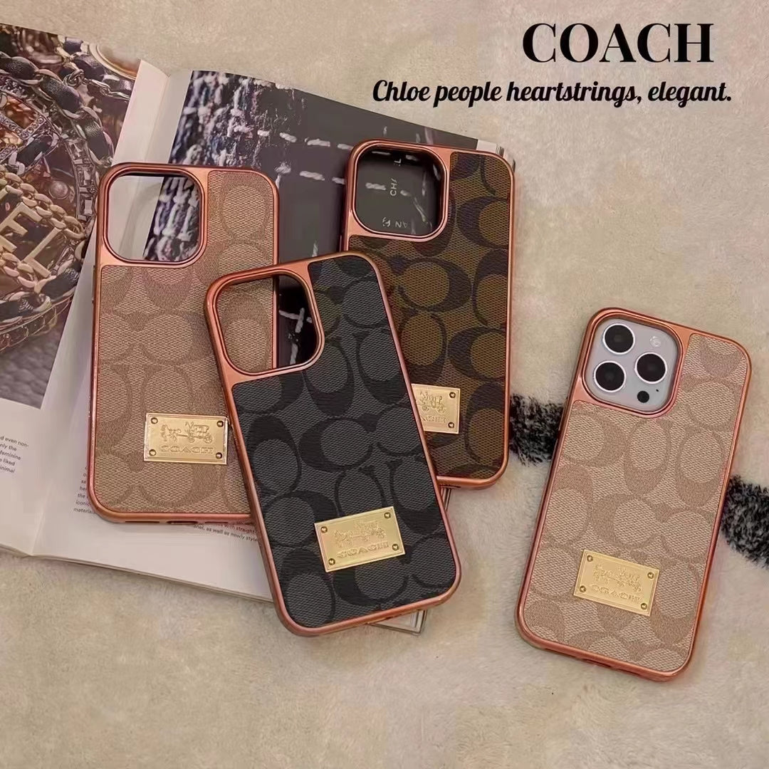 Coach Full Leather Edge Case