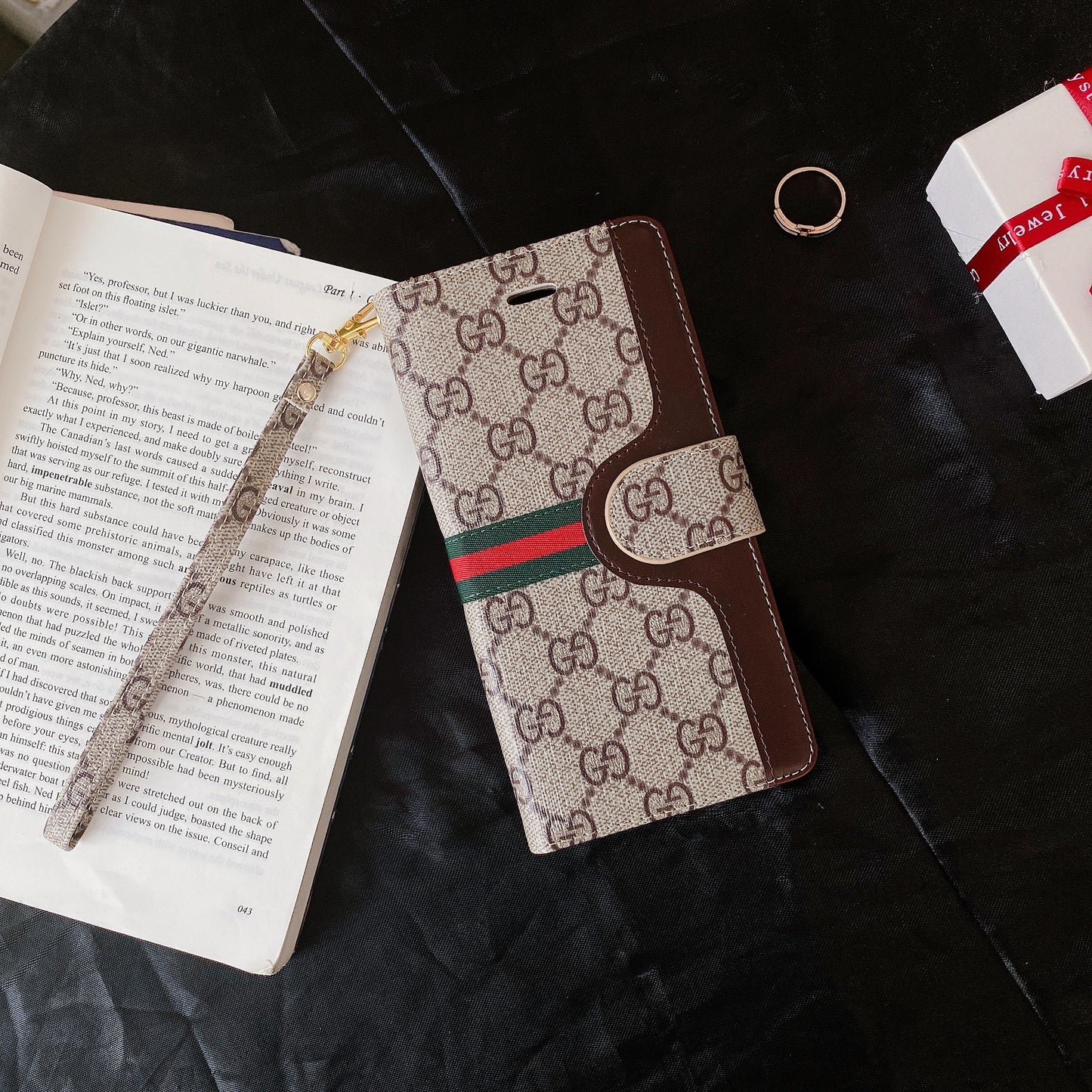 Mixed Designs Flip Wallet Phone Case