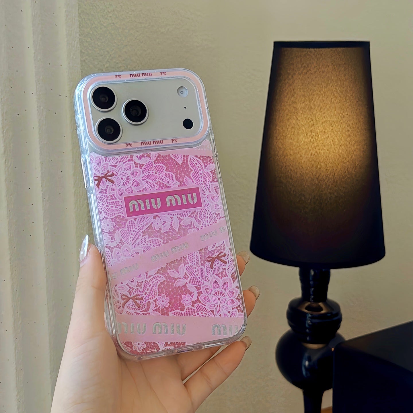 MiuMiu Pastel Florist Pattern Case