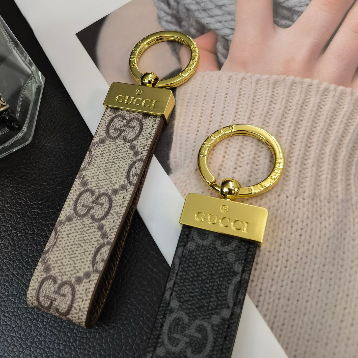GC Classic Pattern Key Chain