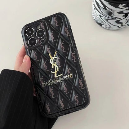 YSL Puffer Printed Phone Case