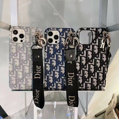 CD Canvas With Logo Hand Strap Case