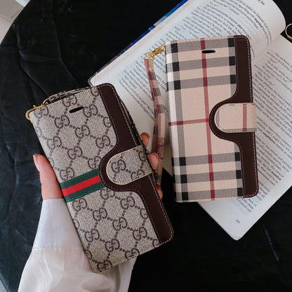 Mixed Designs Flip Wallet Phone Case