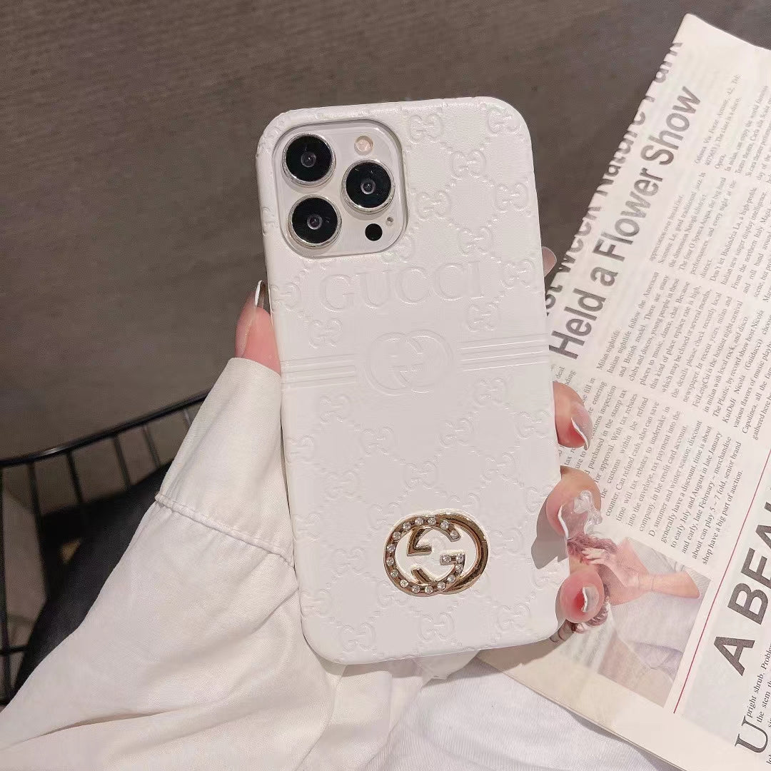 GC Classic Pattern 3D Logo Case