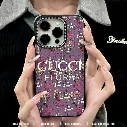 GC Printed Floral Purple Phone Case