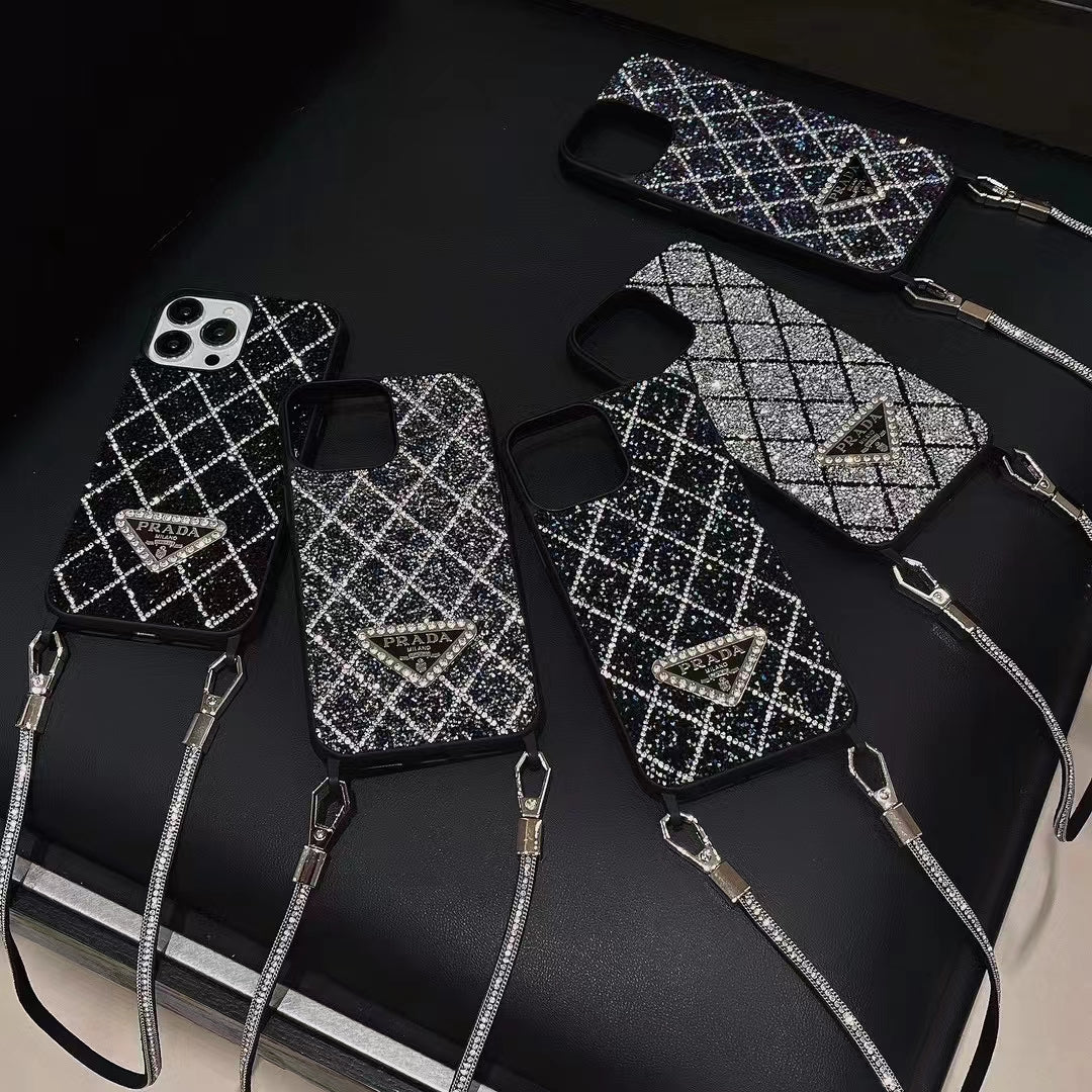 PD Diamond Pattern 3D Logo Case
