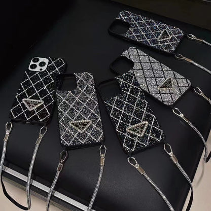 PD Diamond Pattern 3D Logo Case