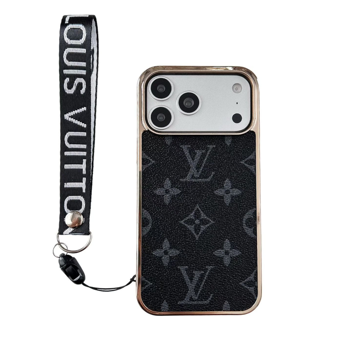 Classic Monogram Design Case With Wrist Band