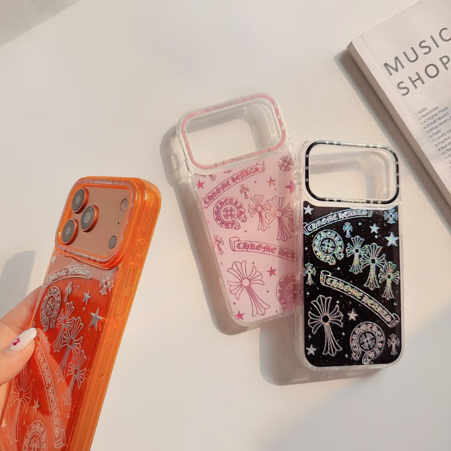 Y2K Diamond Chrome Case