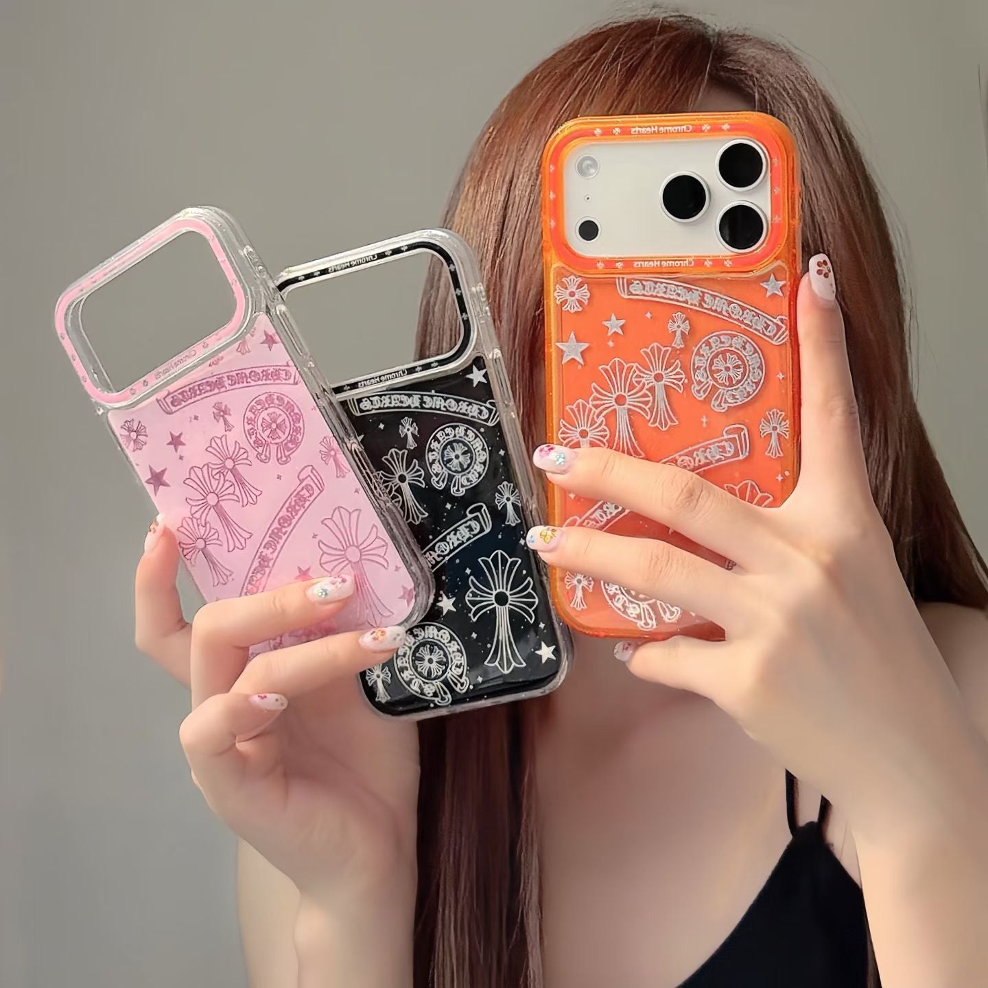Y2K Diamond Chrome Case