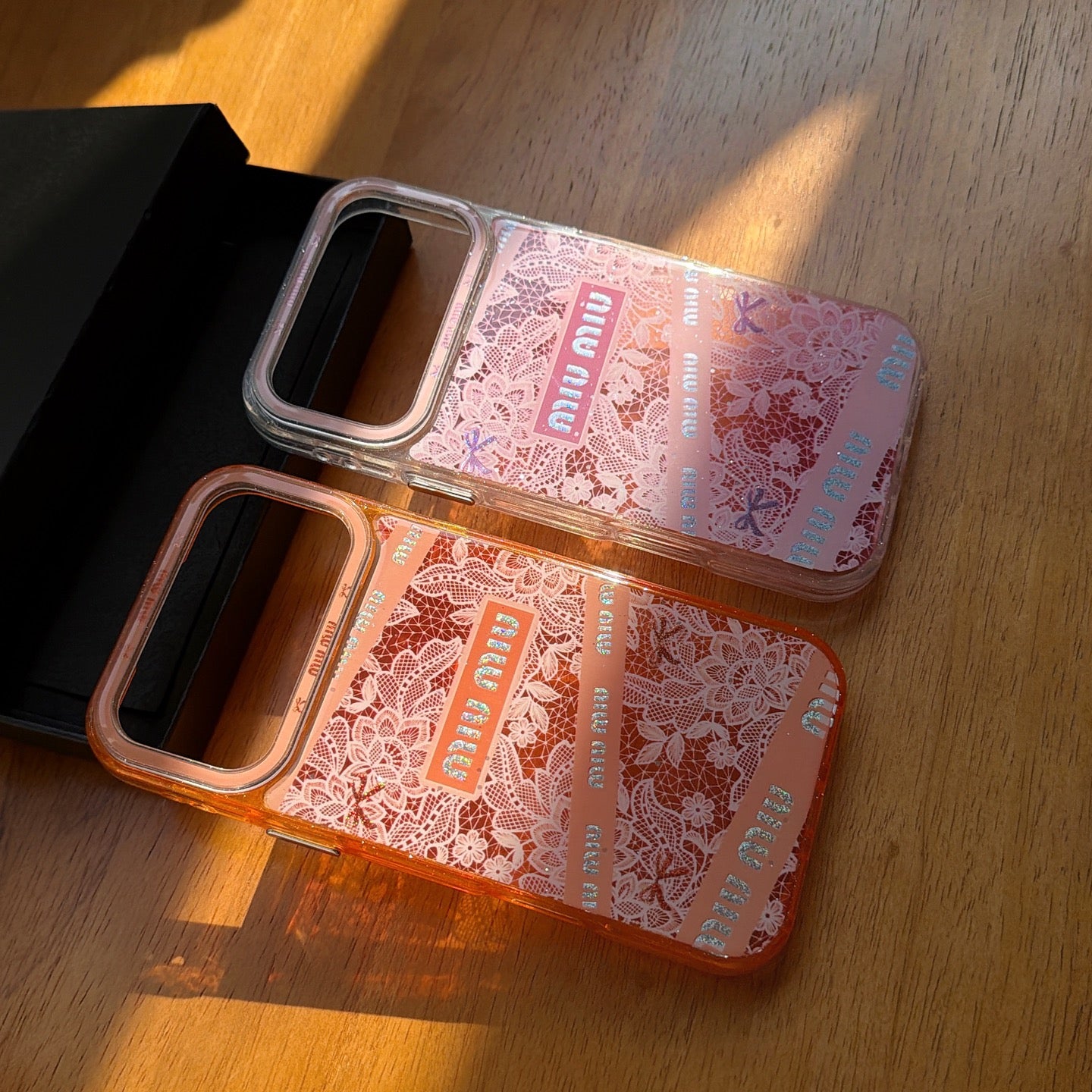 MiuMiu Pastel Florist Pattern Case