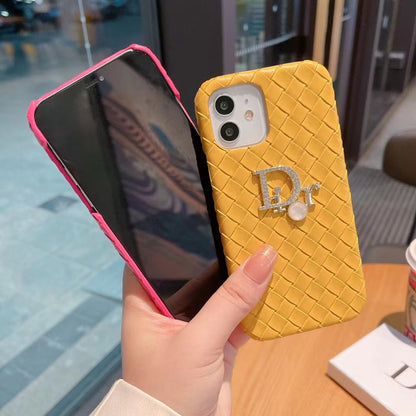 CD Rattan Pearl Logo Case