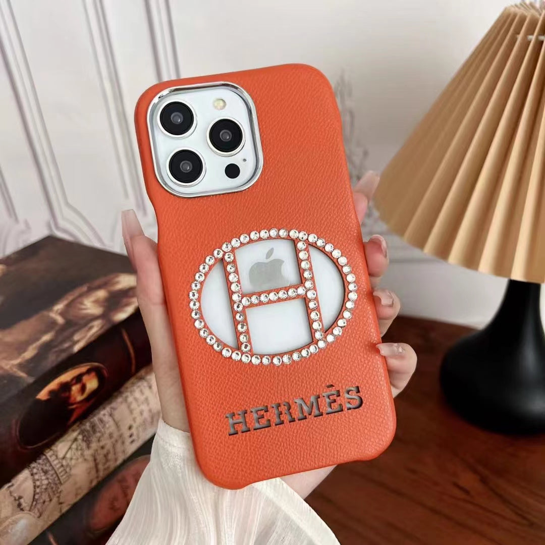 HM Vintage Glitter Logo iPhone Case