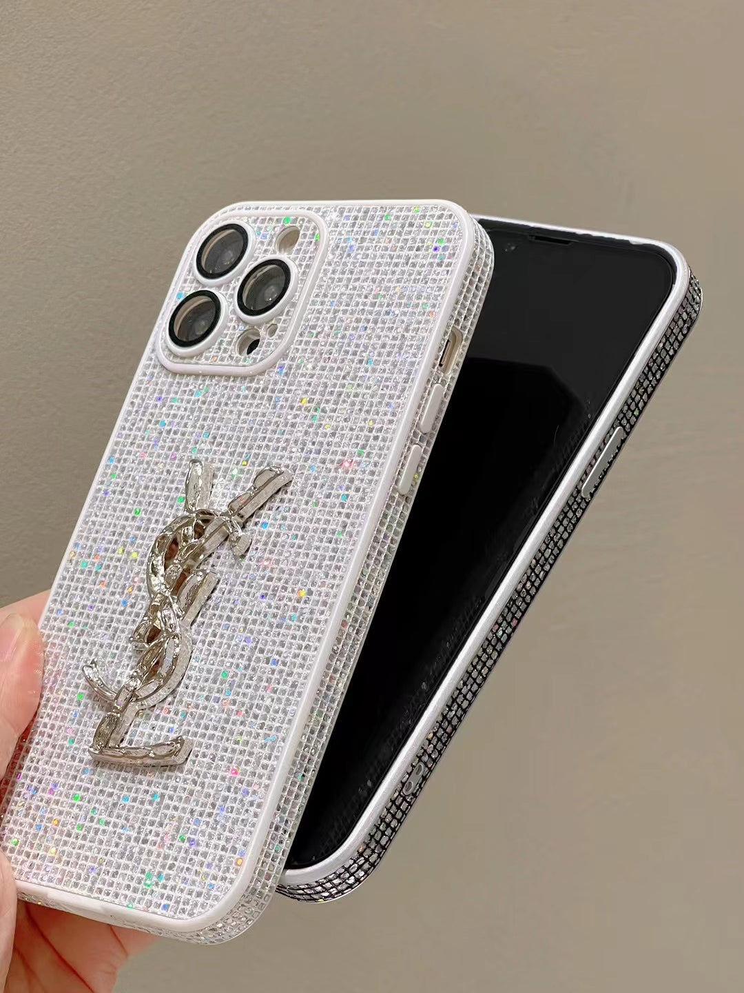 YSL Glitter iPhone Cases