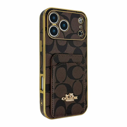 Coach Monogram Card Holder Case