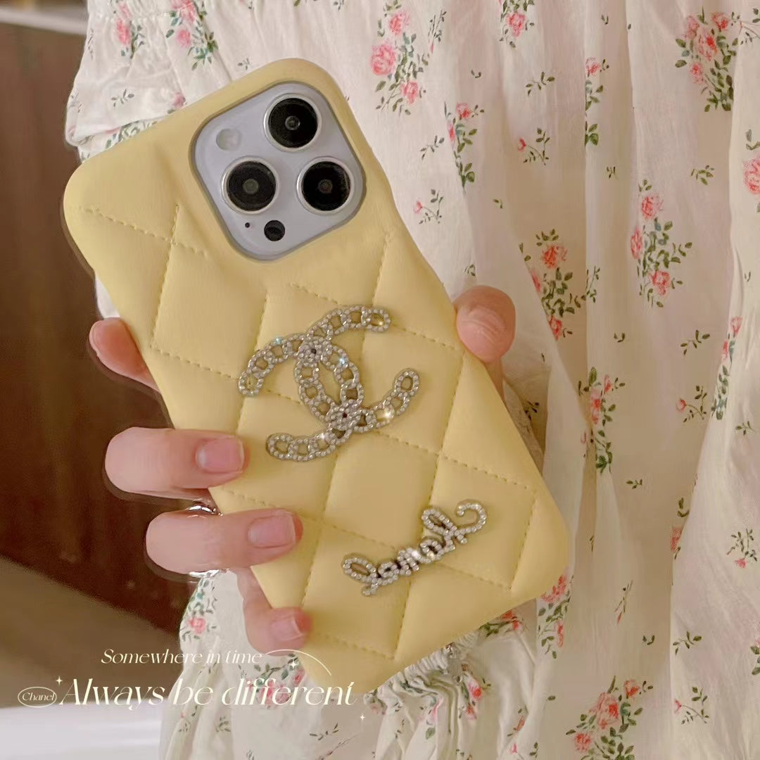 CN Sparkling Glitter Logo Phone Case
