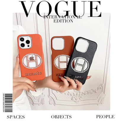 HM Vintage Glitter Logo iPhone Case