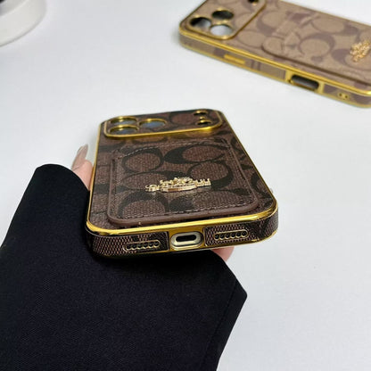 Coach Monogram Card Holder Case