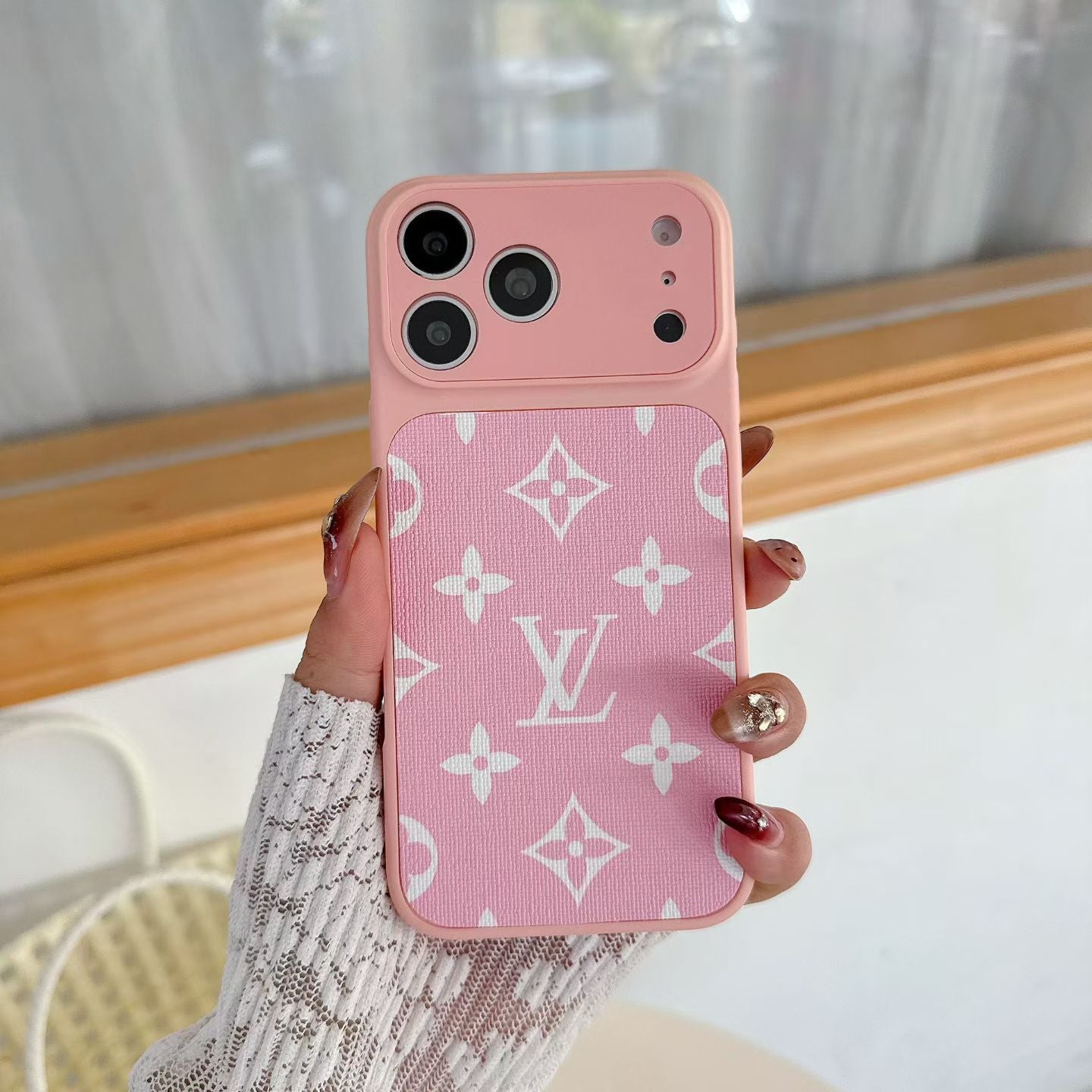Premium Logo Design Pastel Pink Phone Case