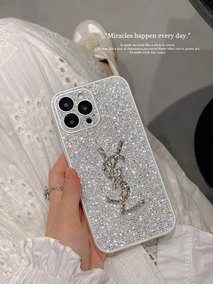 YSL Glitter iPhone Cases