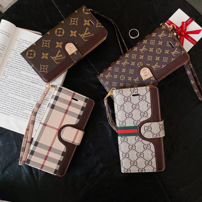 Mixed Designs Flip Wallet Phone Case