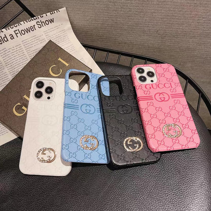 GC Classic Pattern 3D Logo Case