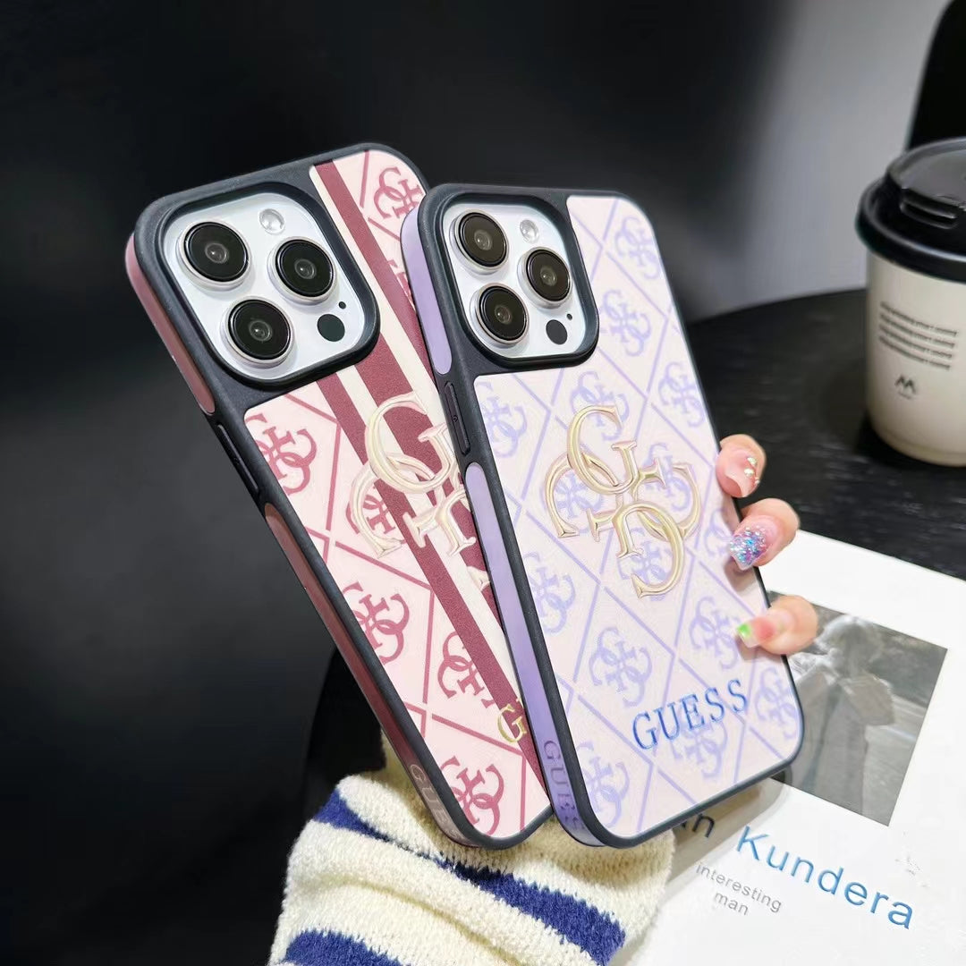 Guess Printed Logo Phone Case