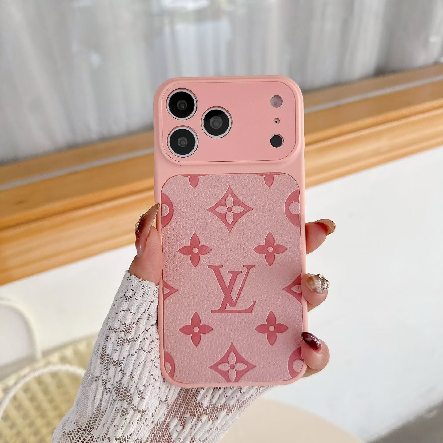 Premium Logo Design Pastel Pink Phone Case